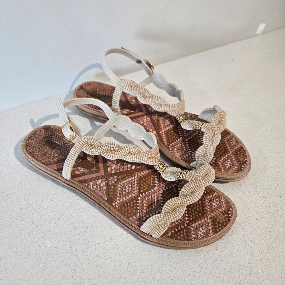 Grendha Beaded-Effect Sandals